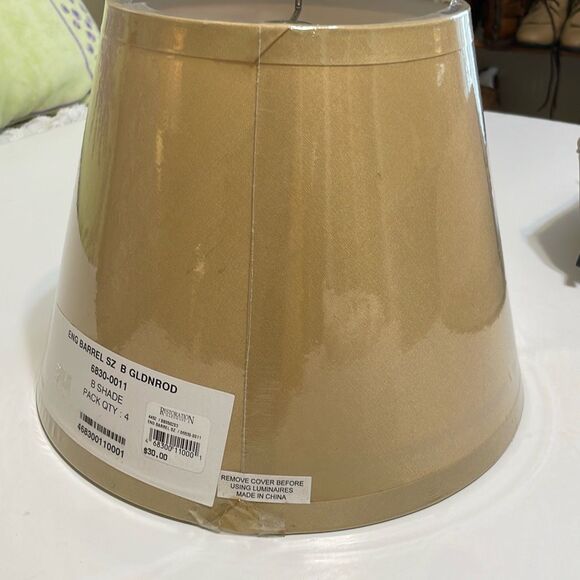 Restoration Hardware Other - Restoration Hardware Lampshade in Goldenrod. NWT Perfectly Lit Size B